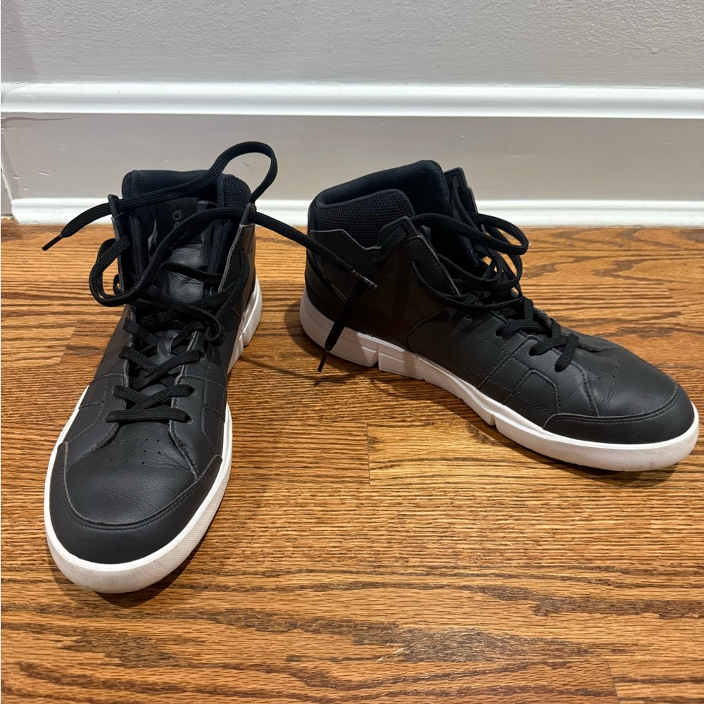 Men's Black High-Top Sneakers